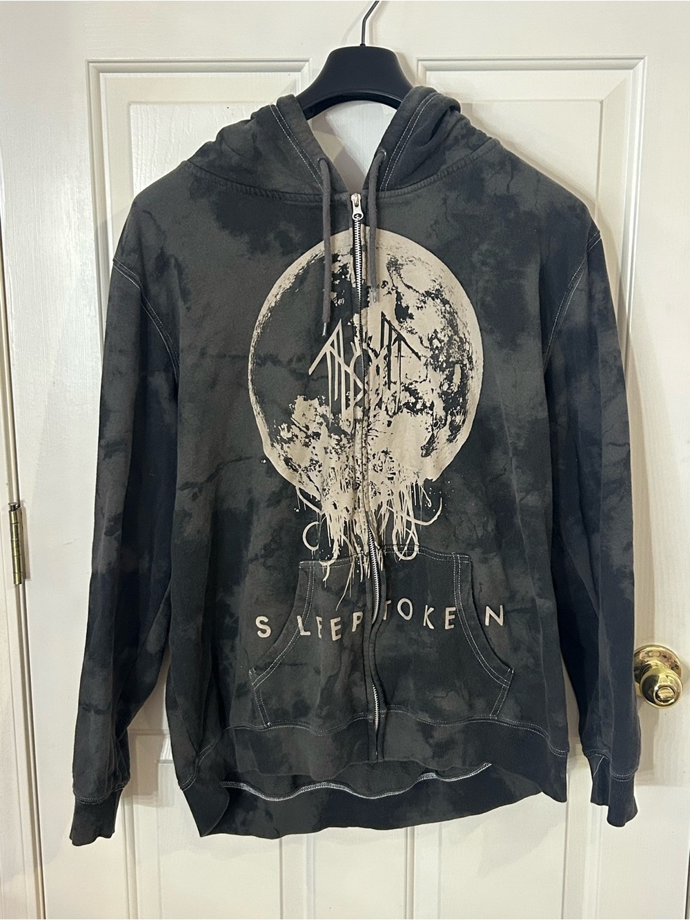 Sleep Token Take Me Back To Eden Tie Dye Zip Up Hoodie Hot Topic XXL - Picture 2 of 8